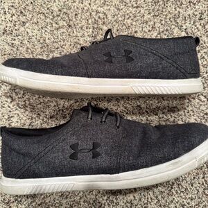 Under Armour Black and White Sneakers with Minimalist Design